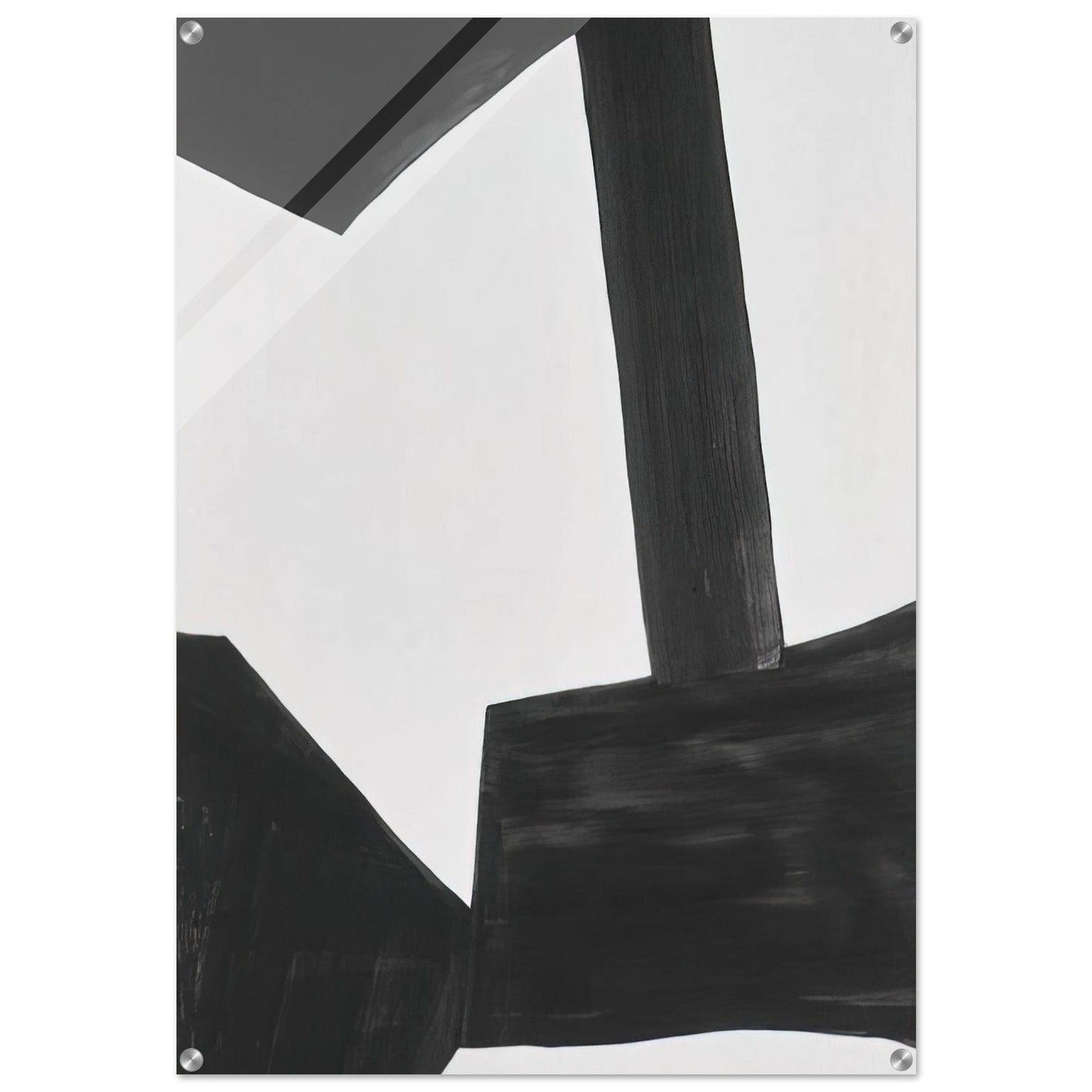 Black and White Form - 1962 - Doug Ohlson Acrylic Print - 70x100 cm / 28x40″ inches | Doug Ohlson Wall Art | Doug Ohlson Prints