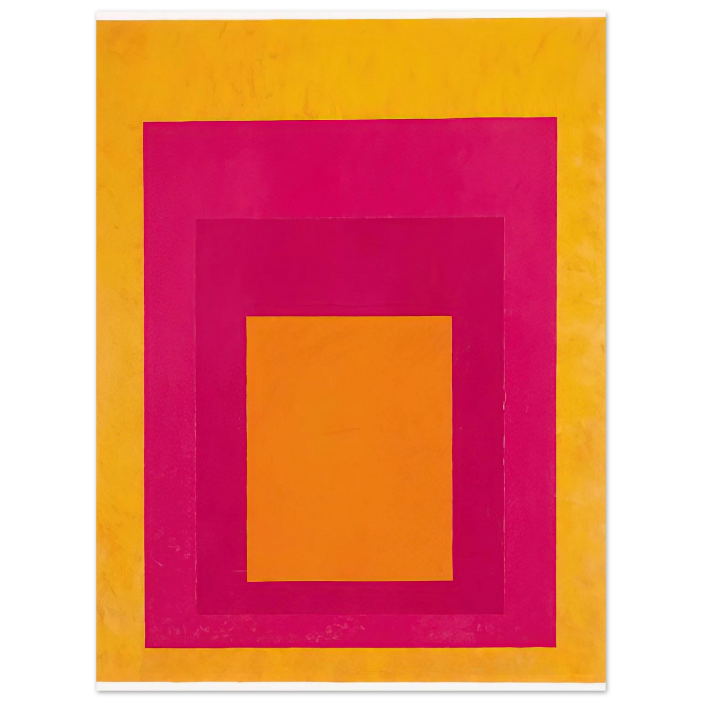 Josef Albers - HOMAGE TO THE SQUARE LA TEHUANA 1951 75x100 cm / 30x40inches Fine Art Poster