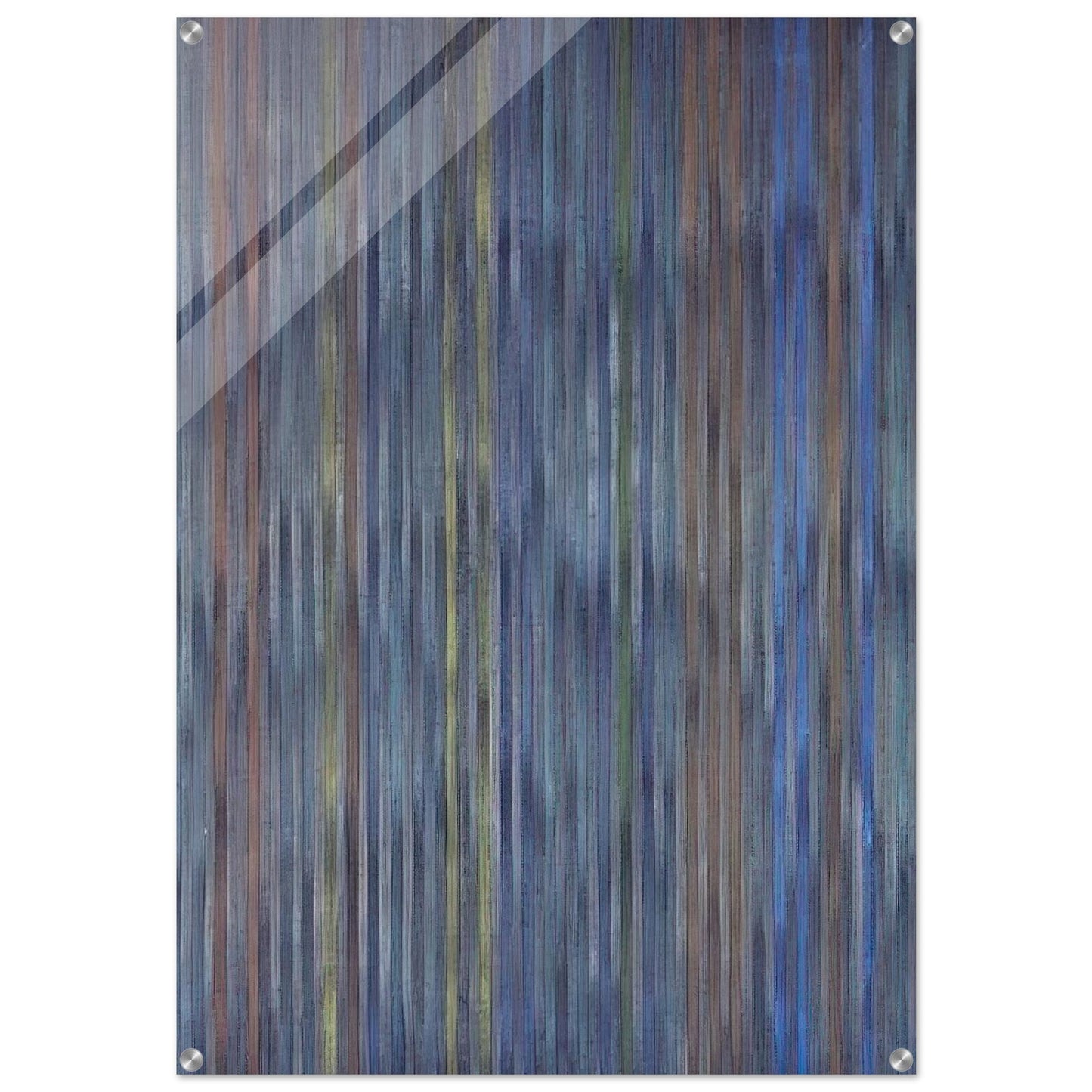 Black Friar - 1978 - Gene Davis Acrylic Print - 70x100 cm / 28x40″ inches | Gene Davis Wall Art | Gene Davis Prints