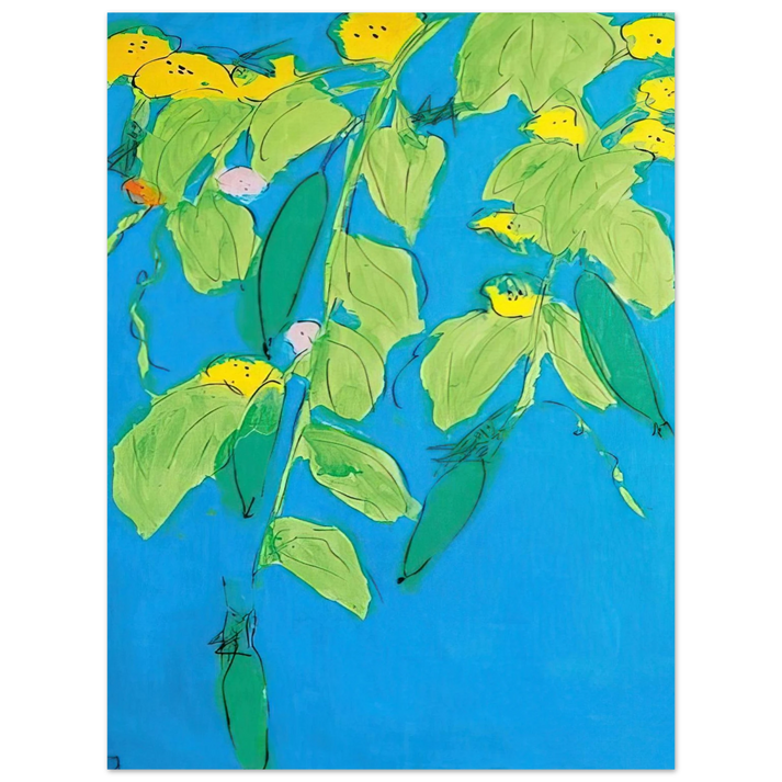 Walasse Ting - Summer Days - 2008 75x100 cm / 30x40inches Fine Art Poster
