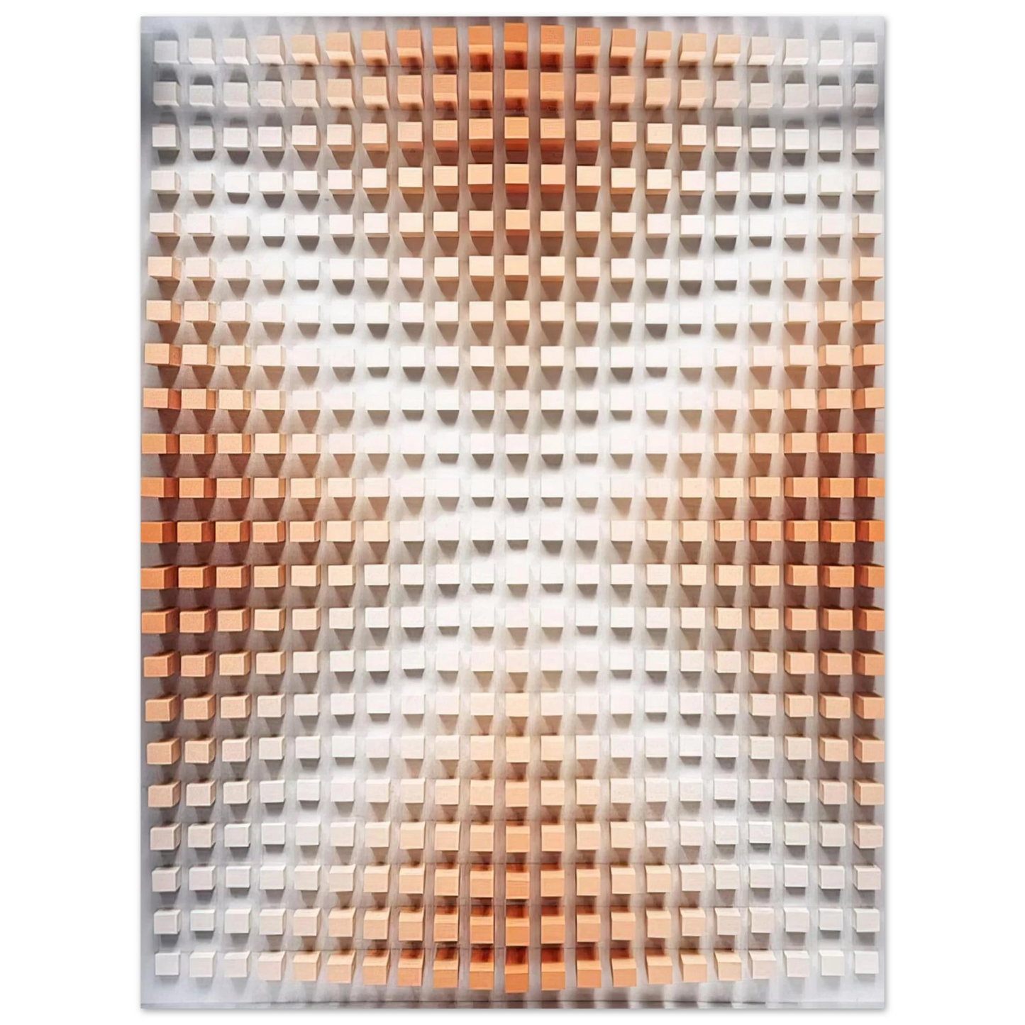 Dadamaino - Rilievo cromodinamico - Op Art 75x100 cm / 30x40inches Fine Art Poster