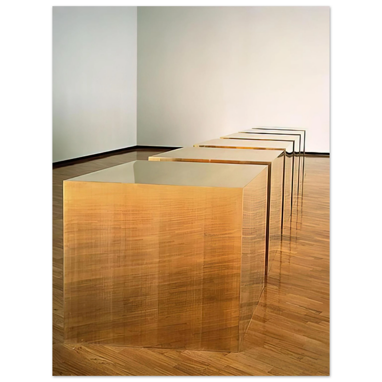Donald Judd - Untitled Six Boxes - 1974 75x100 cm / 30x40inches Fine Art Poster