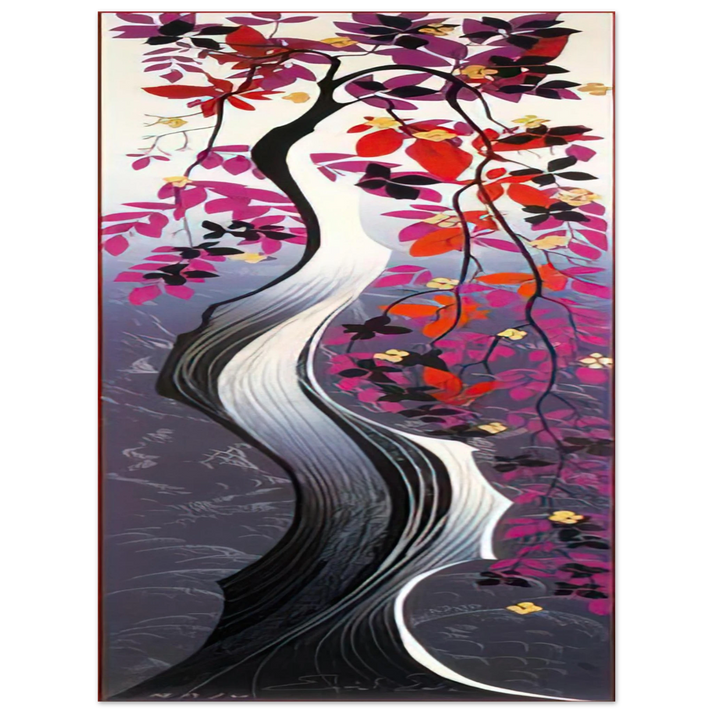 Eyvind Earle - Twisted Tree 75x100 cm / 30x40inches Fine Art Poster