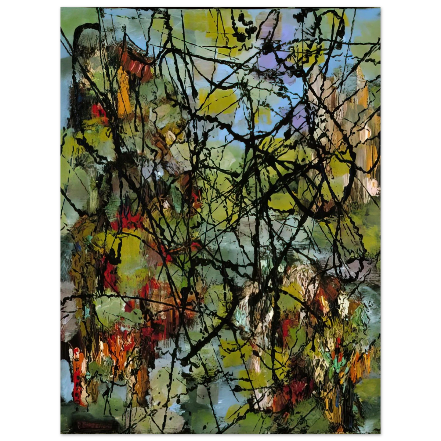 Marcel Barbeau - At the Chateau d’Argol 75x100 cm / 30x40inches Fine Art Poster