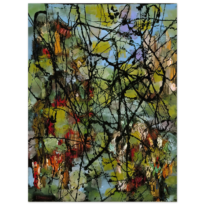Marcel Barbeau - At the Chateau d’Argol 75x100 cm / 30x40inches Fine Art Poster