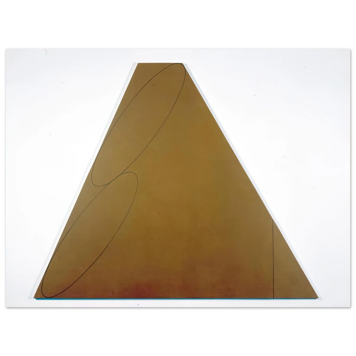 Robert Mangold - PLANE FIGURE III 1992 75x100 cm / 30x40inches Fine Art Poster