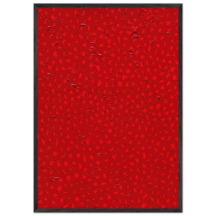 INFINITY NET 1998 - Yayoi Kusama 70x100 cm / 28x40 inches Framed Art Print – Black Wooden Frame