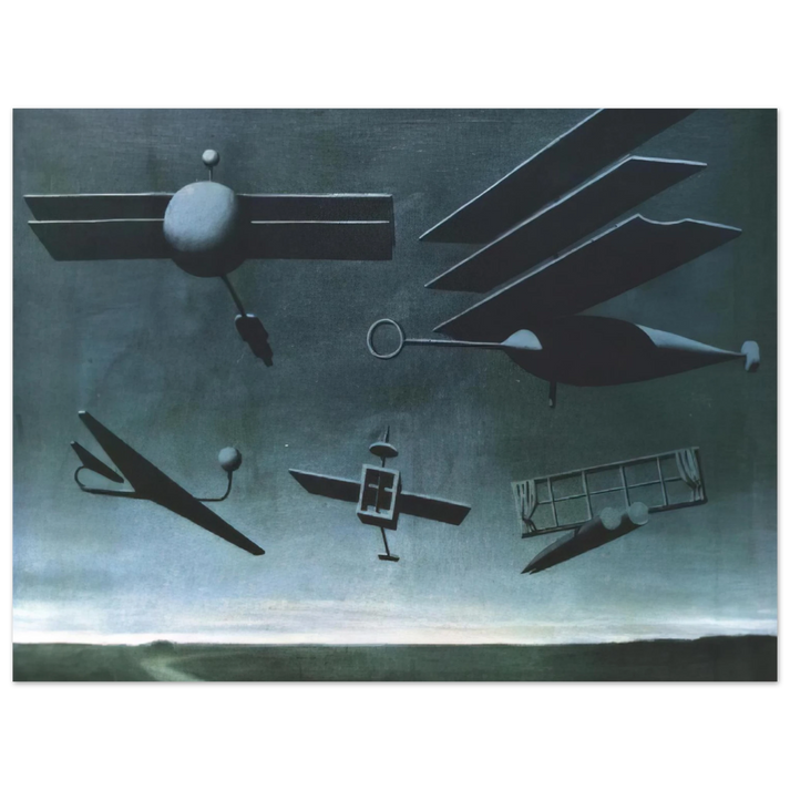 Rene Magritte - BLACK FLAG 1937 75x100 cm / 30x40inches Fine Art Poster