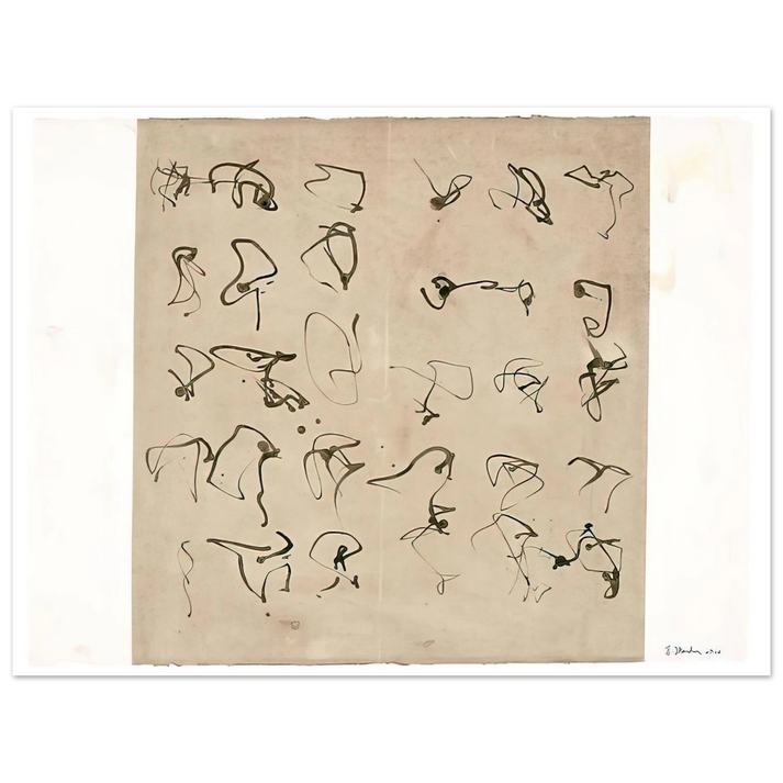 Brice Marden - Forgery - 2008 75x100 cm / 30x40inches Fine Art Poster
