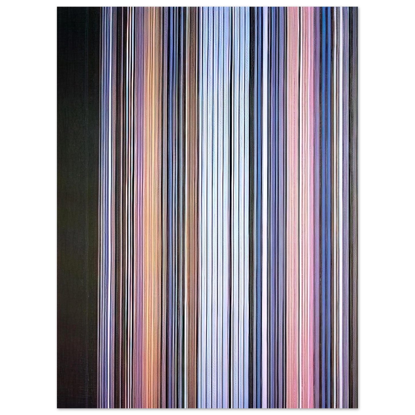 Gene Davis - Moroccan Wedding - 1972 75x100 cm / 30x40inches Fine Art Poster