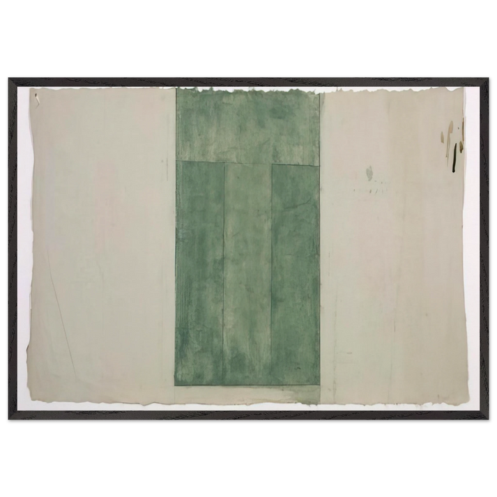 I - 1986 - Brice Marden 70x100 cm / 28x40 inches Framed Art Print – Black Wooden Frame