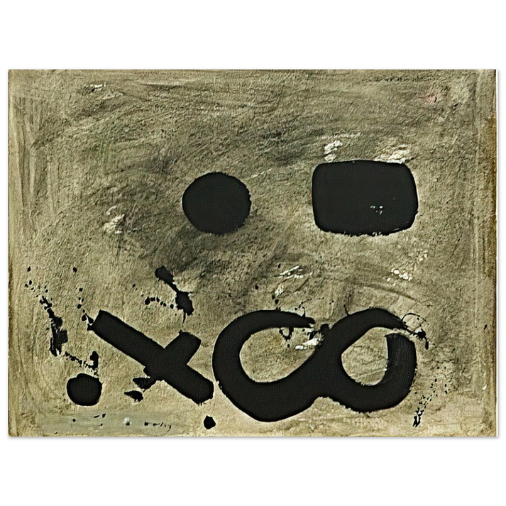 Adolph Gottlieb - Figure Eight - 1967 75x100 cm / 30x40inches Fine Art Poster