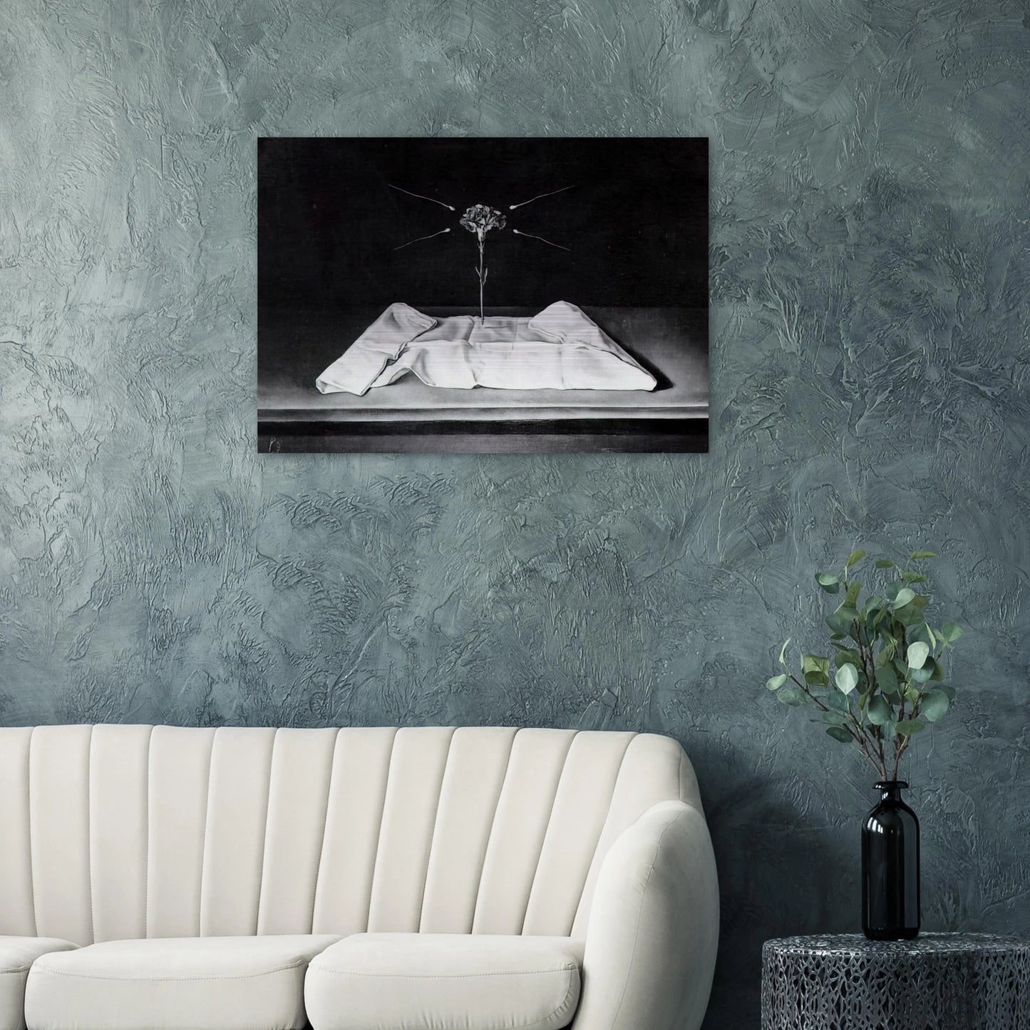 MYSTICAL CARNATION 1951 - Salvador Dali Brushed Aluminum Print - 70x100 cm / 28x40 inches | Salvador Dali Aluminum Print | Salvador Dali Prints