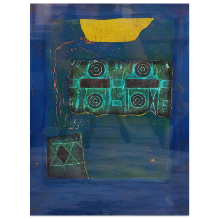 Hiroyuki Tajima - The Decorated Tomb of Ancient Japan B - 1969 75x100 cm / 30x40inches Fine Art Poster