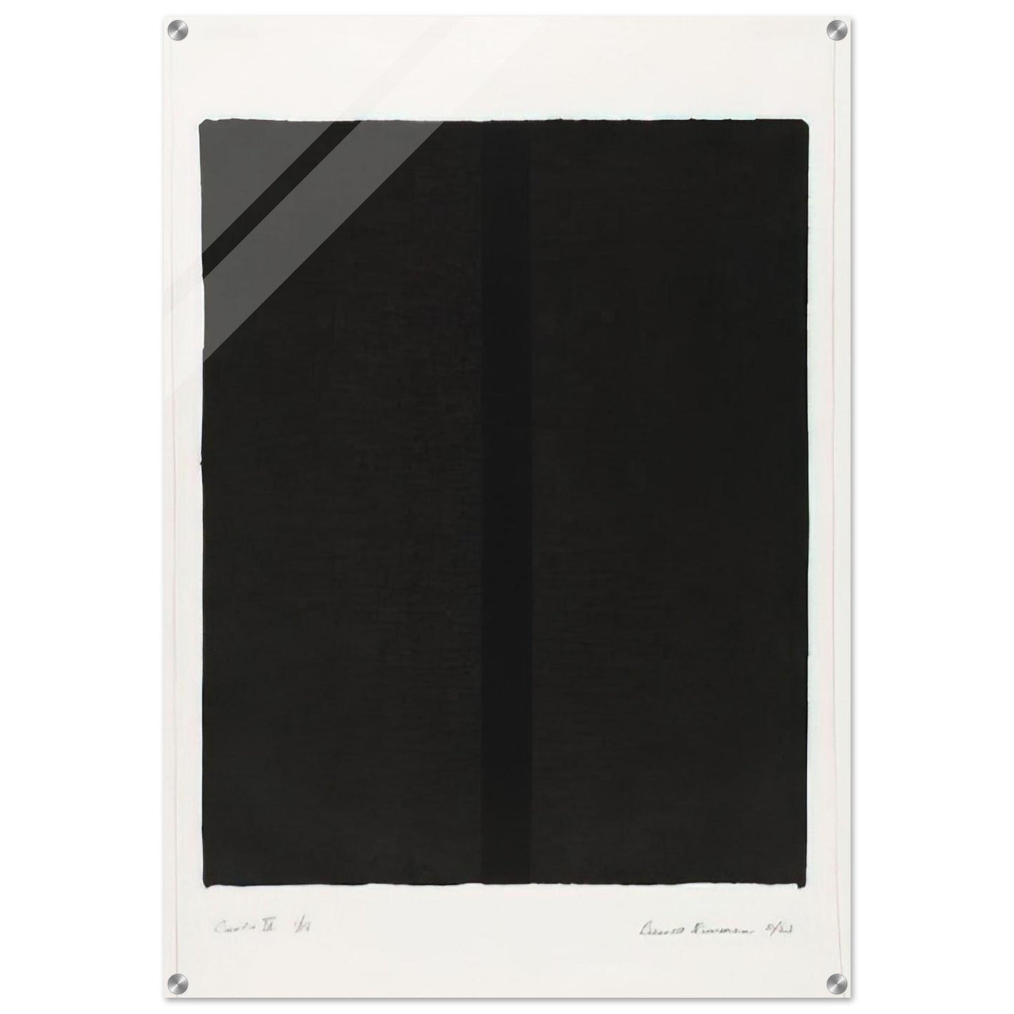 Canto IV - Barnett Newman Acrylic Print - 70x100 cm / 28x40″ inches | Barnett Newman Wall Art | Barnett Newman Prints