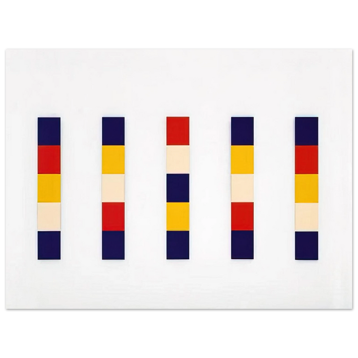 Ellsworth Kelly - Red Yellow Blue White 75x100 cm / 30x40inches Fine Art Poster