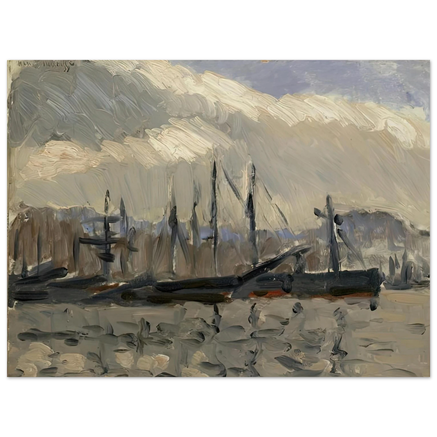 Henri Matisse - PORT DE CHERBOURG 1918 75x100 cm / 30x40inches Fine Art Poster