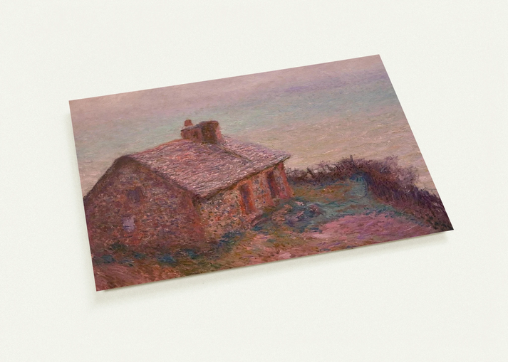 Customs House at Varengaville By claude monet Pack of 10 Post Cards | claude monet Post Cards | A6 (10.5 x 14.8 cm) - 4.1 x 5.8 inches