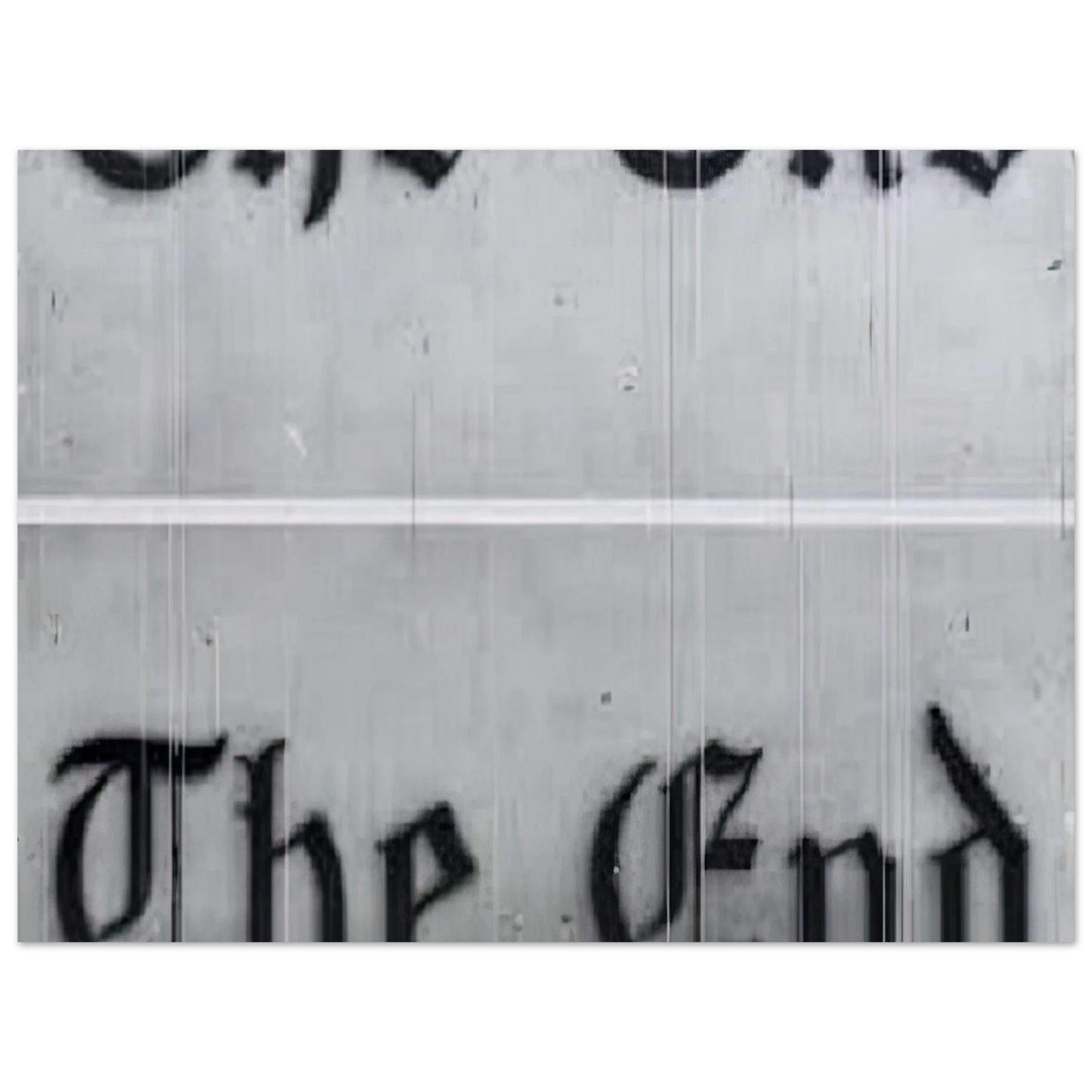 Edward Ruscha - THE END 1991 75x100 cm / 30x40inches Fine Art Poster