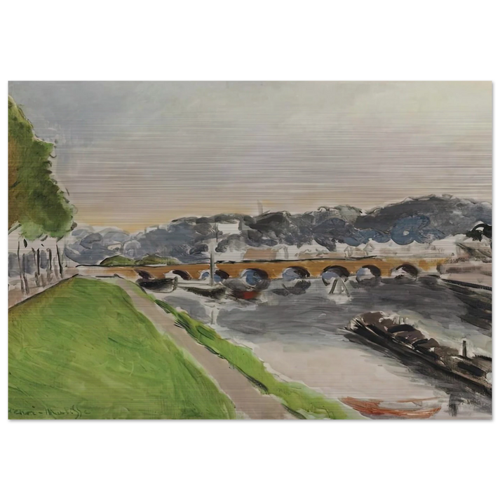 LE PONT DE SEVRES AU CHALAND 1917 - Henri Matisse Brushed Aluminum Print - 70x100 cm / 28x40 inches | Henri Matisse Aluminum Print | Henri Matisse Prints