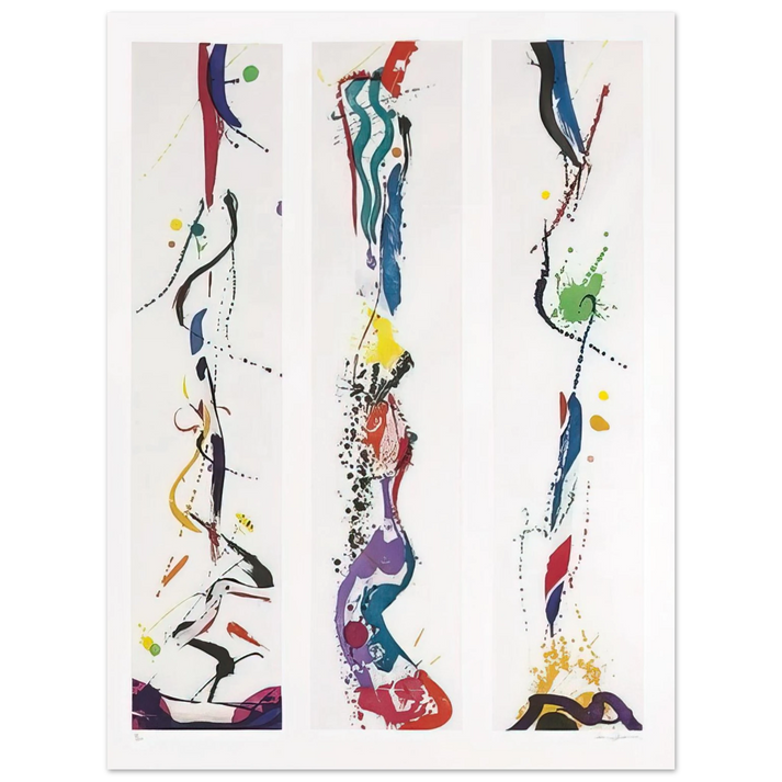 Sam Francis - Untitled Lembark I92 75x100 cm / 30x40inches Fine Art Poster