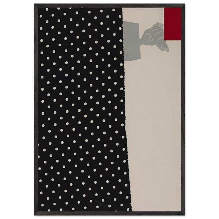 TOOL BOX 8 1966 - Jim Dine 70x100 cm / 28x40 inches Framed Art Print – Black Wooden Frame