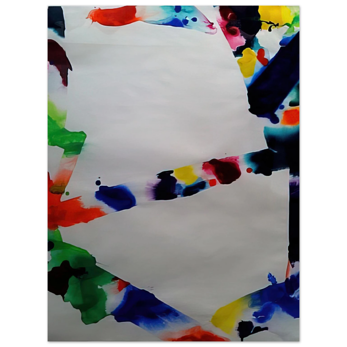 Sam Francis - Untitled Tokyo 75x100 cm / 30x40inches Fine Art Poster