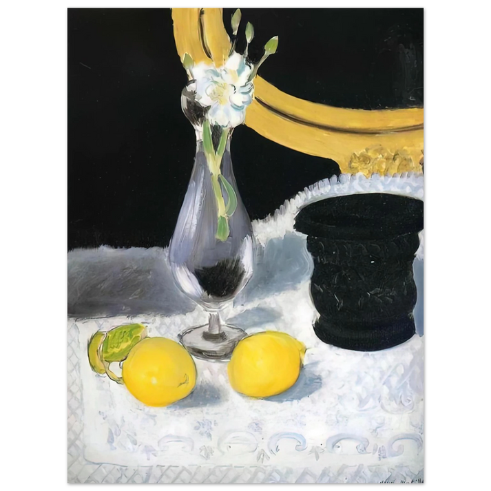 Henri Matisse - STILL LIFE WITH LEMONS 1919 75x100 cm / 30x40inches Fine Art Poster