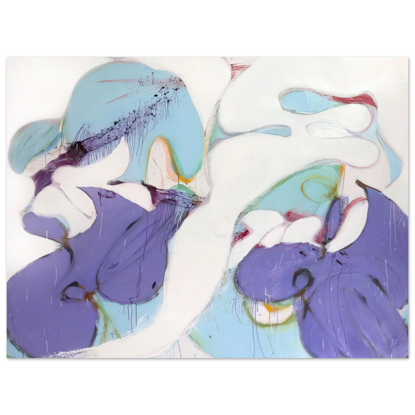 Norman Bluhm - Claudia - 1975 75x100 cm / 30x40inches Fine Art Poster