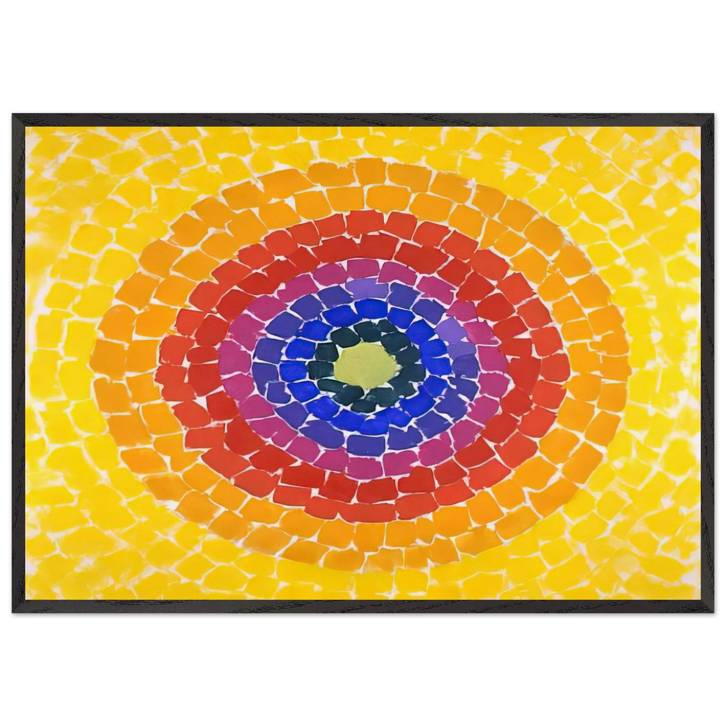 RESSURECTION 1966 - Alma Woodsey Thomas 70x100 cm / 28x40 inches Framed Art Print – Black Wooden Frame