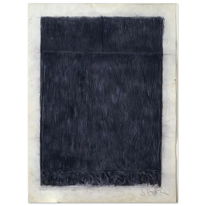 Jasper Johns - TENNYSON 1959 75x100 cm / 30x40inches Fine Art Poster