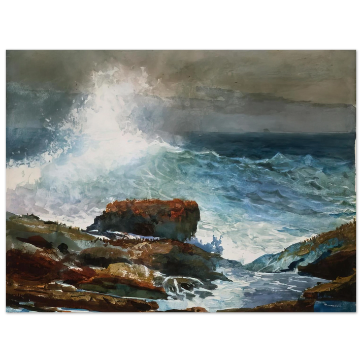 Winslow Homer - INCOMING TIDE SCARBORO MAINE 75x100 cm / 30x40inches Fine Art Poster