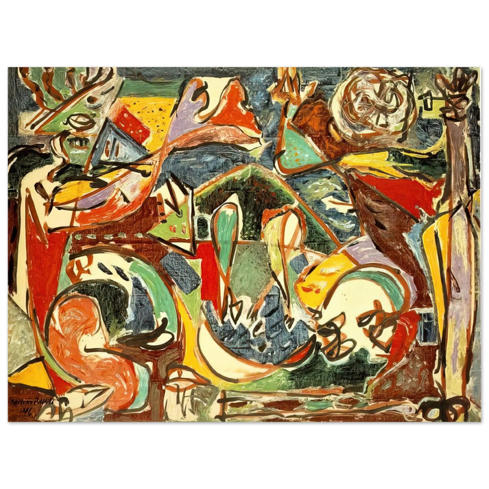 Jackson Pollock - THE KEY 75x100 cm / 30x40inches Fine Art Poster