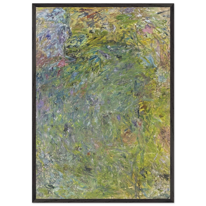 Untitled N36 - Milton Resnick 70x100 cm / 28x40 inches Framed Art Print – Black Wooden Frame