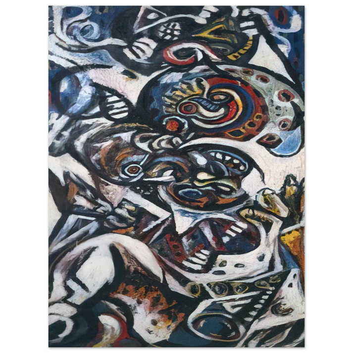 Jackson Pollock - BIRTH 75x100 cm / 30x40inches Fine Art Poster