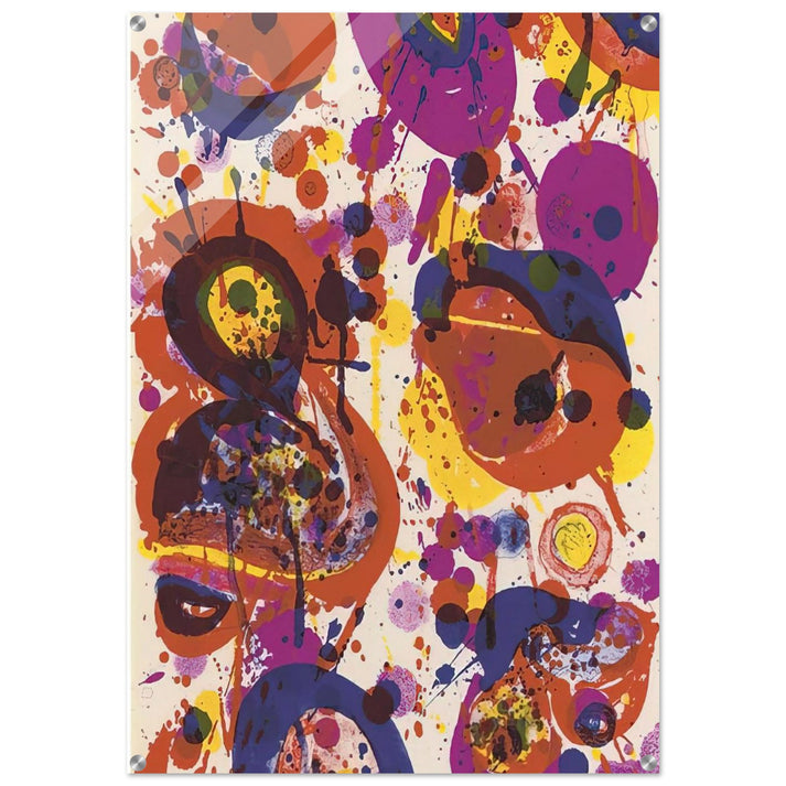 Untitled from Pasadena Box Lembark L57 - Sam Francis Acrylic Print - 70x100 cm / 28x40″ inches | Sam Francis Wall Art | Sam Francis Prints