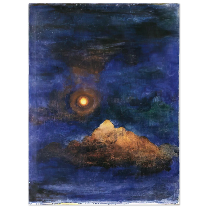 Julius Bissier - Concepimento nel cosmo - 1920 75x100 cm / 30x40inches Fine Art Poster