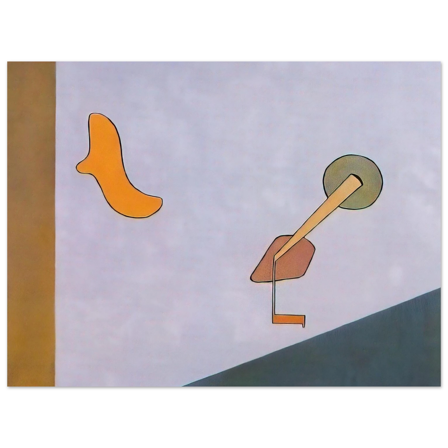 Gene Davis - Composition I - 1949 75x100 cm / 30x40inches Fine Art Poster