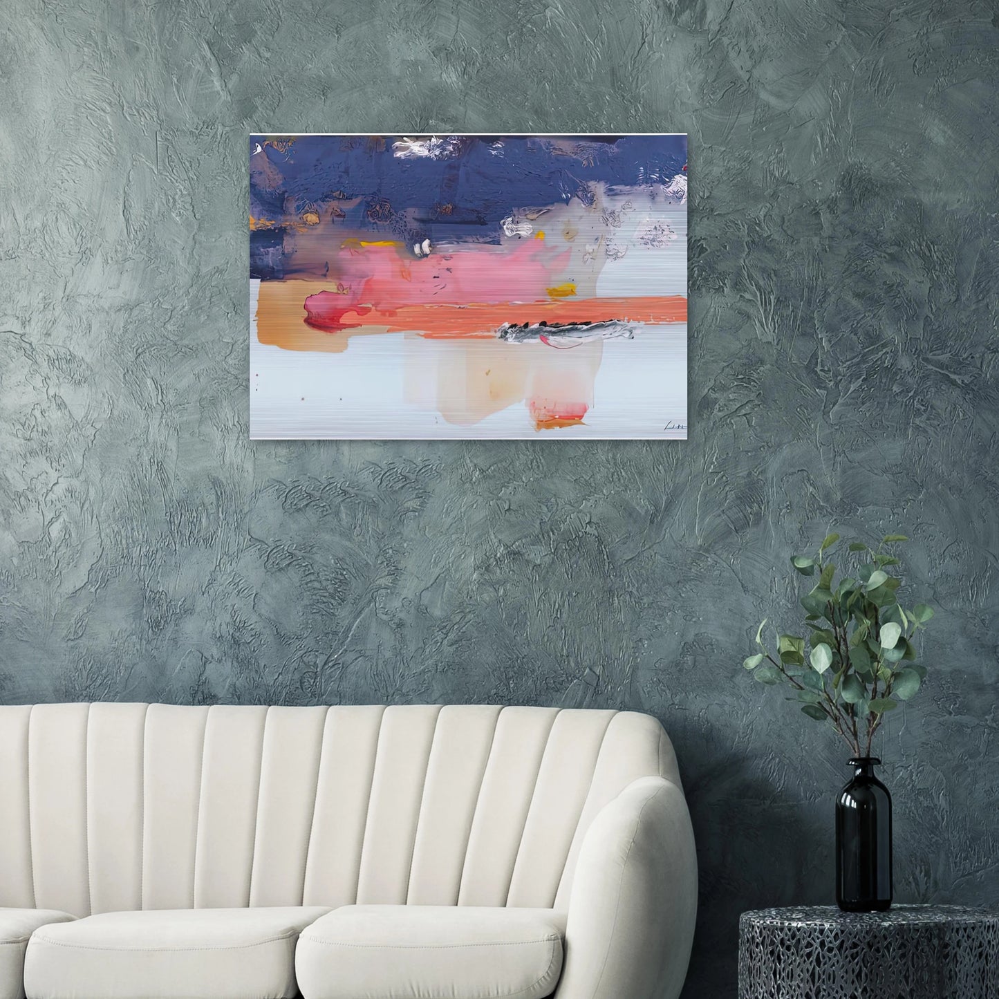 Western Roadmap, 1991- - Helen Frankenthaler Brushed Aluminum Print - 70x100 cm / 28x40 inches | Helen Frankenthaler Aluminum Print | Helen Frankenthaler Prints