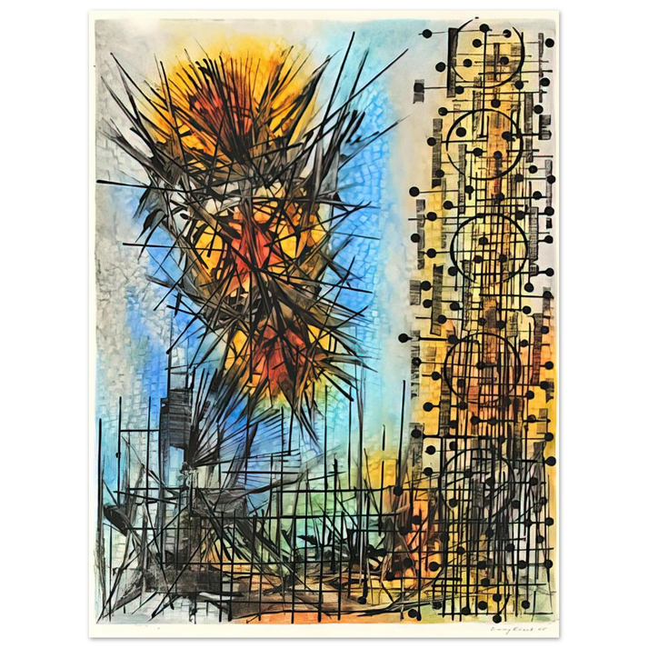 Jimmy Ernst - Observation VII - 1965 75x100 cm / 30x40inches Fine Art Poster