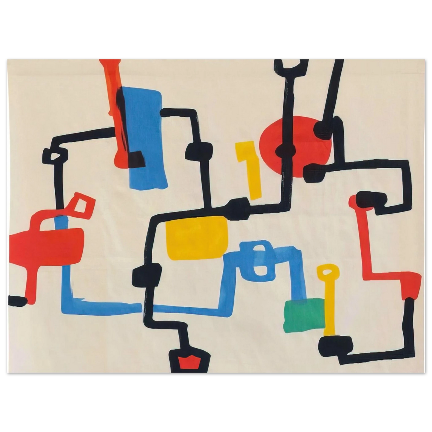 Etel Adnan - Oil Fields 75x100 cm / 30x40inches Fine Art Poster