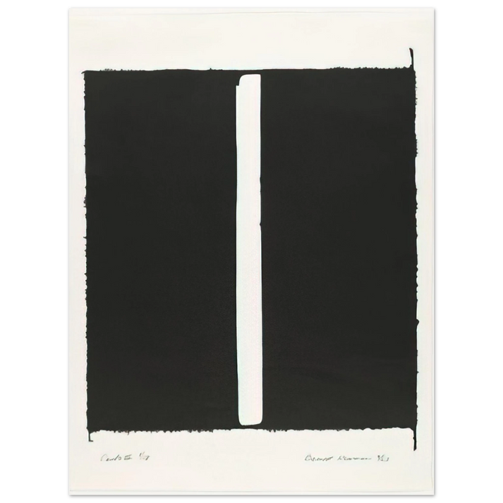 Barnett Newman - Canto III 75x100 cm / 30x40inches Fine Art Poster
