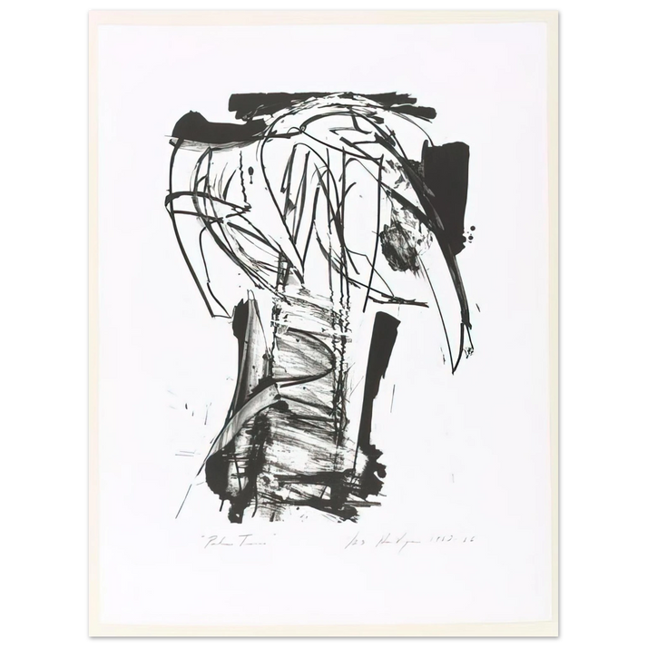Grace Hartigan - Palm Trees, from the Series The Archaics 75x100 cm / 30x40inches Fine Art Poster