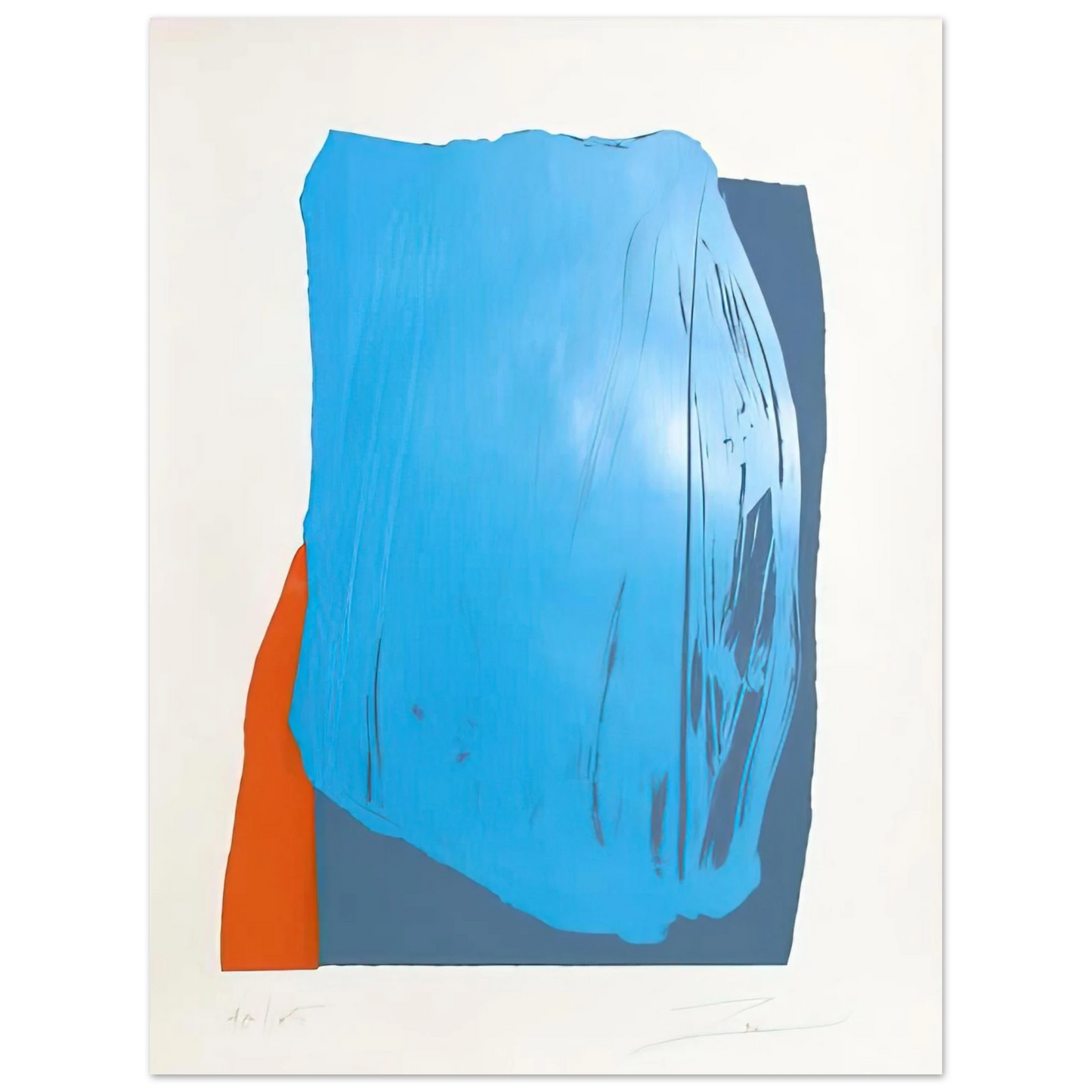 Larry Zox - Moro II - 1981 75x100 cm / 30x40inches Fine Art Poster