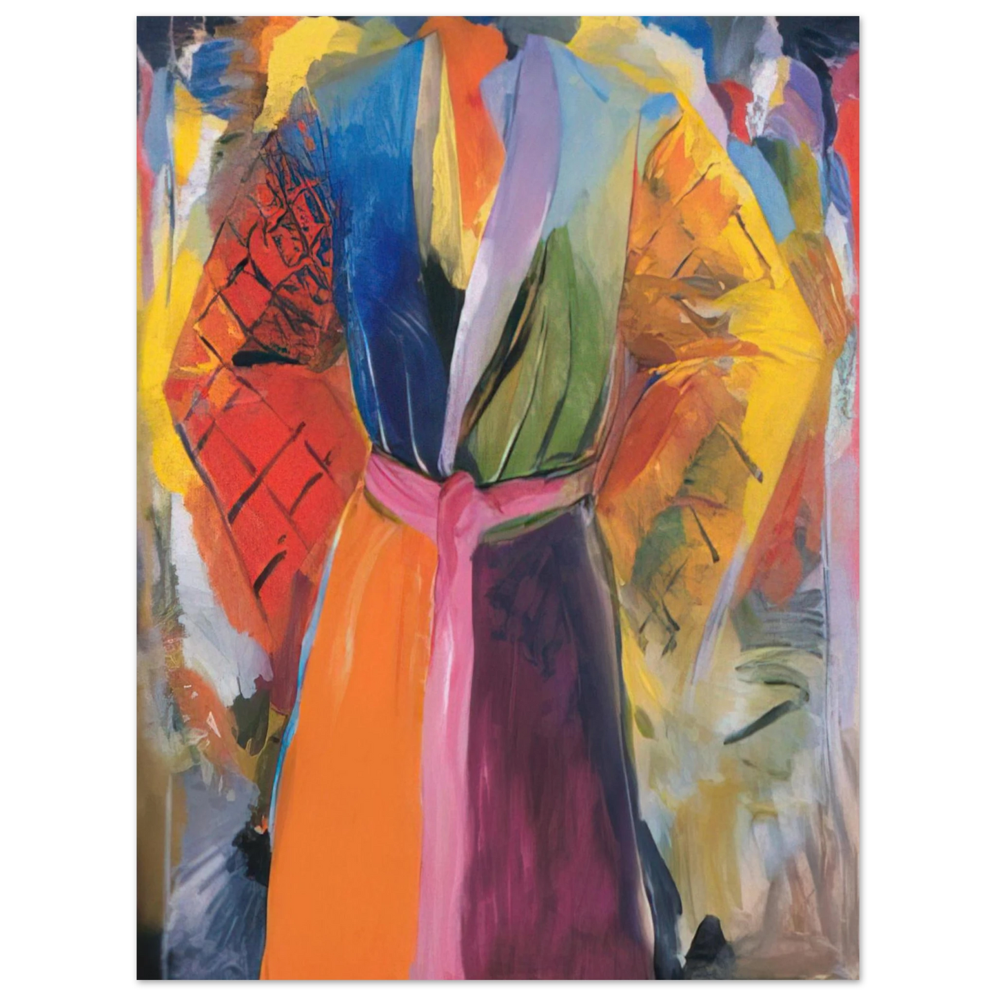 Jim Dine - THE ROBE FOLLOWING HER 4 1985 75x100 cm / 30x40inches Fine Art Poster
