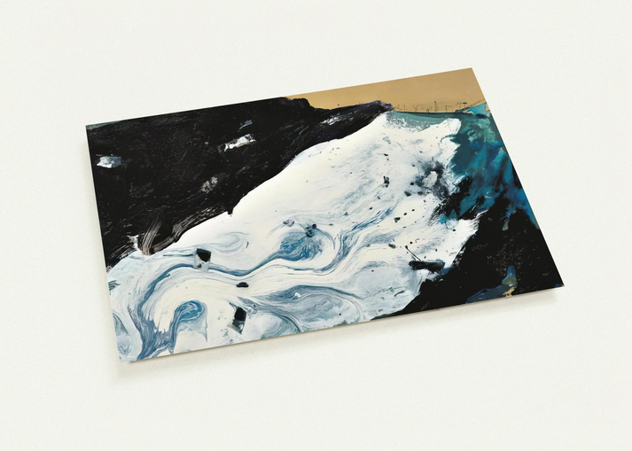 GE-21 - 1991 By Emil Schumacher Pack of 10 Post Cards | Emil Schumacher Post Cards | A6 (10.5 x 14.8 cm) - 4.1 x 5.8 inches