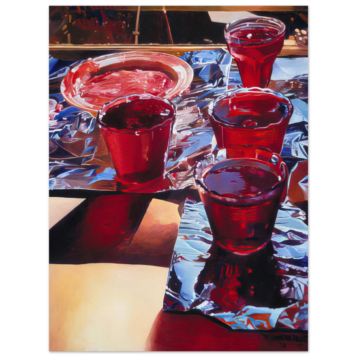 Mary Pratt - Red Currant Jelly - 1972 75x100 cm / 30x40inches Fine Art Poster