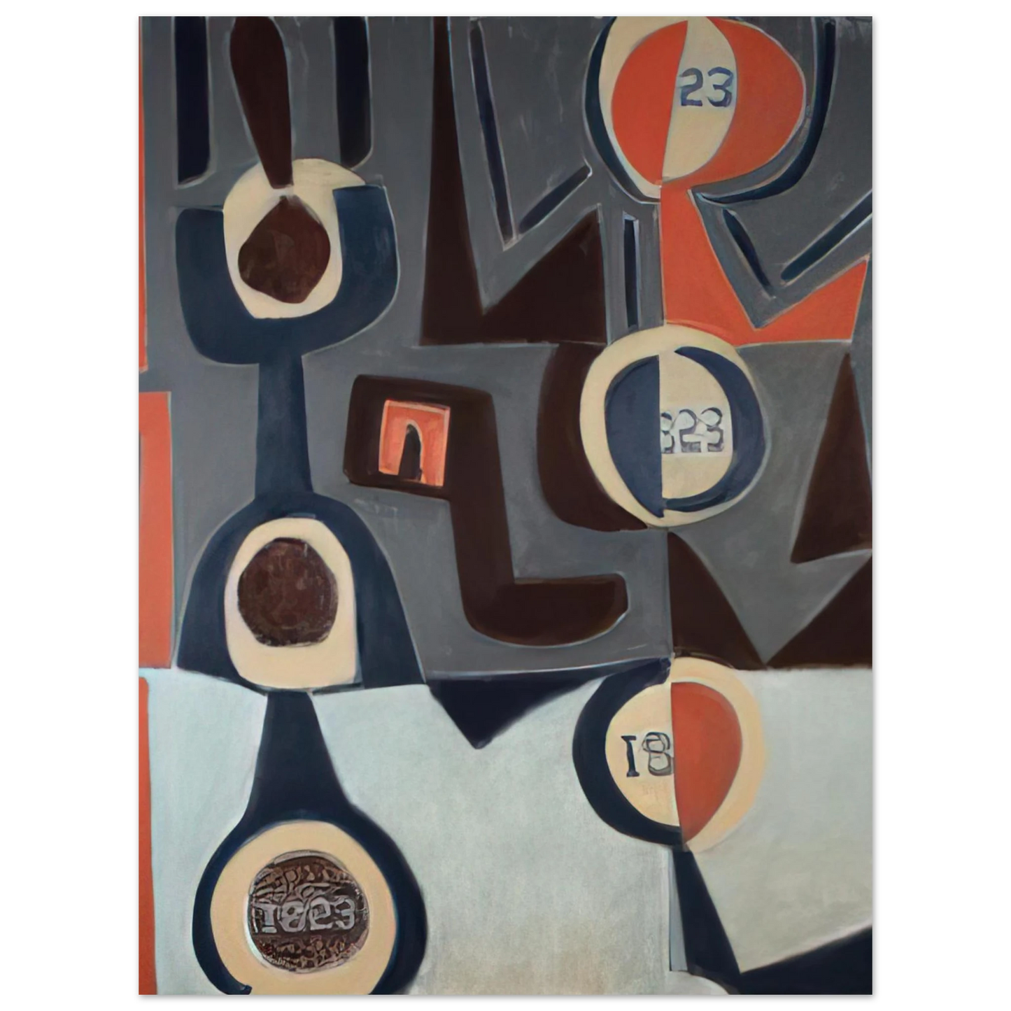 Will Barnet - 1823 - 2008 United States 75x100 cm / 30x40inches Fine Art Poster