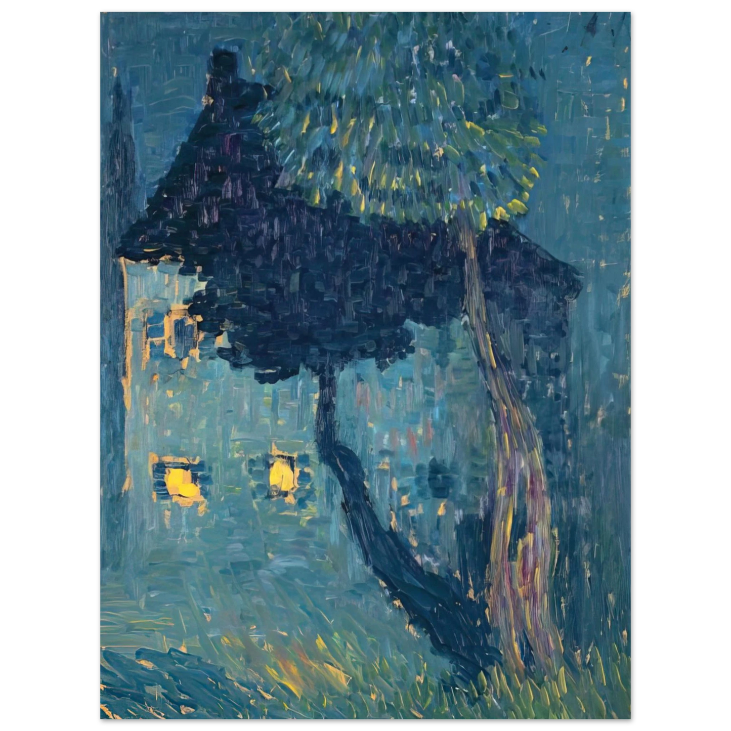 Alexej von Jawlensky - COTTAGE IN THE WOODS 1903 75x100 cm / 30x40inches Fine Art Poster