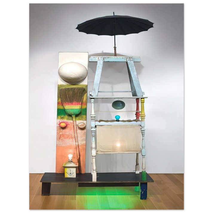 Robert Rauschenberg - THE TOWER 1957 75x100 cm / 30x40inches Fine Art Poster